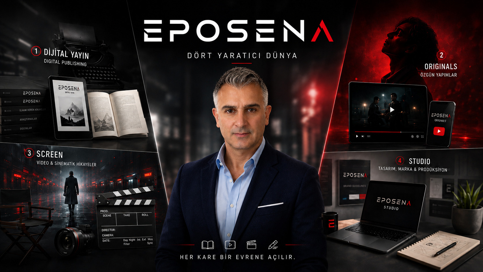 EPOSENA Dört Yaratıcı Dünya anlatımlı film